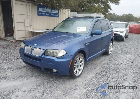 2008 BMW X3 3.0Si from USA, damaged, VIN WBXPC93408WJ03276